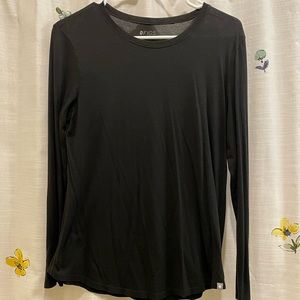 Figs black Pima blend underscrub top